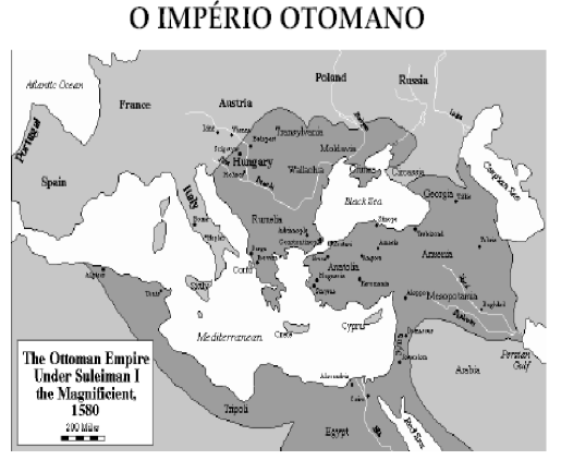 Mapa do imperio otomano